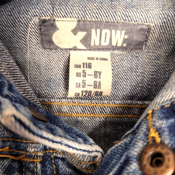 5-6Y &NOW Jeans jacket For Little Kids - Picture 3 of 5
